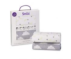 snuz Moses Korb/Kinderwagen Spannbettlaken, 2 Stück