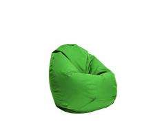 Bruni Kinder-Sitzsack Classico S in Grün – Sitzsack mit Innensack für Kinder, Abnehmbarer Bezug, lebensmittelechte EPS-Perlen als Bean-Bag-Füllung, aus Deutschland