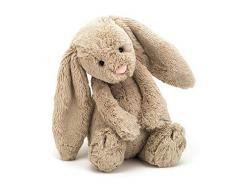 Jellycat BAS3B – Kaninchen Kuscheltier, braun