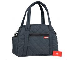 BabyLux Wickeltasche CANDY PIK Kinderwagentasche Baby Windel Tasche Pflegetasche (CandyPik Grau)