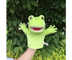N/D Handpuppe 25cm Froschkönig Stofftier Kermit Frosch Puzzle Spielzeug EIN Kermit Frosch Handspielzeug Geschenk