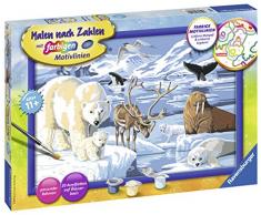 Ravensburger Malen nach Zahlen 28909 - Tiere der Arktis