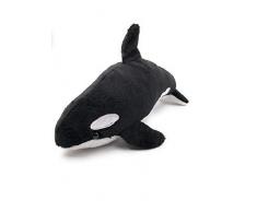 Onwomania Plüschtier Kuscheltier Stoff Tier Orca Delfin schwarz Delphin 22 cm