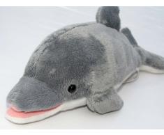 Trendy kuschel Delfin grau Plüschtier Länge 25 cm 3960