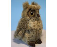 Eule Horneule aus Plüsch 25 cm Horned Owl Plüscheule Stoffeule Kuscheltier