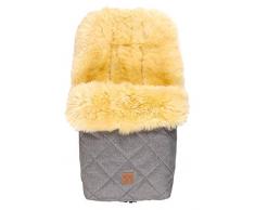 Lammfell Fußsack Nelly, Lammfell medizin, anthracite melange