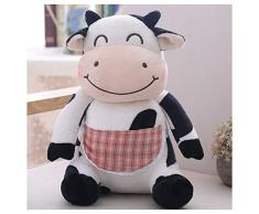 SYLTL Kuh Kuscheltier Schlafen Tierkissen Mädchen und Jungen Geburtstag Geschenk Valentinstag Plüschtier,B,30 cm