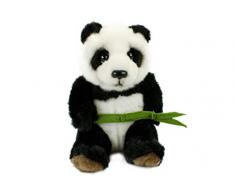 Kuscheltier Panda Huy, 16 cm, Plüschpanda, sitzend, schwarz/weiß