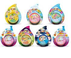 CRAZE GmbH Intelligente Superknete für Kinder Craze Magic Dough Kinderknete Magische Knete 3er Bastelset Teig Knetteig 3X 40g 17173, Bunt