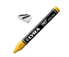 Förster- / Signierkreide 12 x 120 mm gelb/Pck a 12 Stück