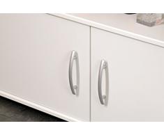 PARISOT Kinderbett Hochbett Reverse mit Schreibtisch weiß