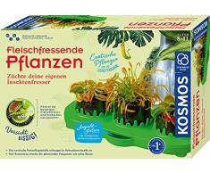 KOSMOS 632137 Fleischfressende Pflanzen, Insektenfresser selbst anpflanzen, Komplett-Set Anzucht-Station, Samen, Erde, Pipette, Experimentierkasten für Kinder ab 8 Jahren zu Garten, Biologie, Natur