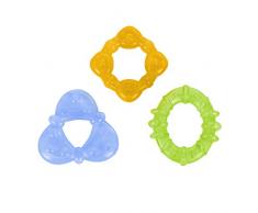 Bright Starts, kühlende Beißringe, blau/gelb/grün