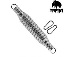 Schwingfeder für die Federwiege und Baby Hängematte Made in Germany – Spezialfeder für die Babywiege inkl. 2 Karabiner