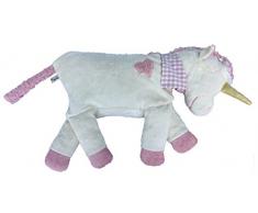 PAT & PATTY Kuschelkissen/KuscheltierEinhorn,EIN-900 / H ca. 38 x 60 cm, 100% Baumwolle,Füllung:Bio-Hirsespelz