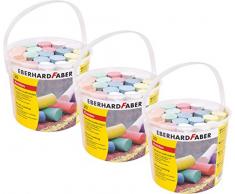 Eberhard Faber Straßenmalkreide, farbig Sortiert (20er Eimer | 3 Eimer)