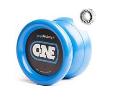 YoyoFactory ONE Yo-Yo - BLAU (Vom Anfänger Zum Profi, Moderne Leistung YoYo, Metall Kugellager, Schnur und Anleitung Enthalten)