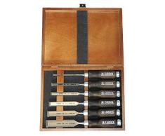 Narex Stechbeitel Set in Holzkiste, 6-teilig