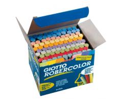 Giotto 5390 00 - RoberColor Wandtafelkreide, Karton mit 100 Stück farbig sortiert