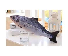 ERLIZHINIAN Pet weiche Plüsch-3D Fisch-Form-Katze-Spielzeug Interactive Geschenke Fish Catnip Spielzeug Kuschelkissen Puppe Simulation Fische, Spielzeug for Haustiere (Color : 3, Size : 20 cm)