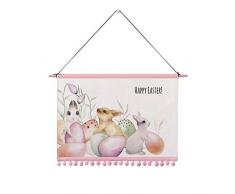 Poster Bild Cartoon niedlichen Tier Wandteppich nordischen Kaninchen hängen Bild Foto Dekoration Schlafsaal Kinderzimmer hängen Stoff-Kaninchen 6_65*45cm