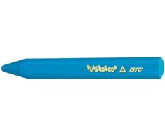 BIC KIDS Dreikant-Wachsmalkreide PLASTIDECOR Triangle, 12 Farben sortiert, Kartonetui à 12 Stück