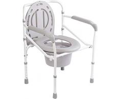 ZHANGYY Bedside Commode Chair - Nachttöpfchen für Erwachsene, höhenverstellbar, Toilettensitz mit medizinischem Handicap mit Griffen und Eimer für Erwachsene, Handicap, ältere Menschen