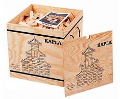 KAPLA 9000200 Holzkiste 1000-teilig Original Holz Bausteine Plättchen Klötze