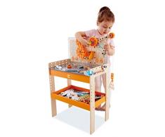 Hape E3027 - Tüftler Werkbank, MINT-Spielzeug, Experimentierset, Junior Inventor - Erfinden und Experimentieren