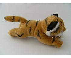 Stofftier Tiger 16 cm, braun, Pettie, Kuscheltier, Plüschtier, Raubkatze
