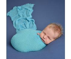 Amorar Neugeborenes Fotografie Wrap, Neugeborenes Baby Fotografie Requisiten Lange DIY Ripple Wrap Baby Foto Requisiten Hintergrund weiche Decke, Baby Fotoshooting Accessoires,EINWEG Verpackung