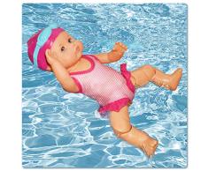 99AMZ Kinder Wasserspielzeug für die Badewanne, Interaktive Elektrische Schwimmpuppe Baby Puppe mit Schwimm Funktion Für Badezeit (C)