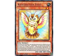 NECH-DE018 Kuscheltier Eule 1. Auflage im Set mit original Gwindi Kartenschutzhülle