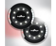 Bergsteiger Kinderwagenlicht, Buggylicht, 2 Kinderwagenlichter Set inkl. Batterien, 16 LED pro Licht, wasserdicht, passend für alle Kinderwagen, Bergsteiger Kinderwagen-Zubehör