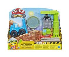 Play-Doh Kran und Gabelstapler, Knete für fantasievolles und kreatives Spielen