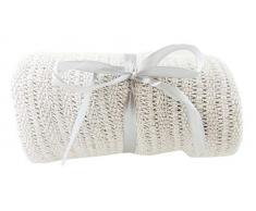 Kinderwagendecke Baby Mädchen Jungen Rosa, Blau oder Elfenbein (Grau)