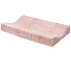 Musselin Wickelauflagenbezug 2-Keil 50x70 cm, Altrosa
