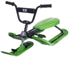 STIGA Schlitten Snow Racer SX Pro Color Skiboblenkschlitten, Grün, One Size