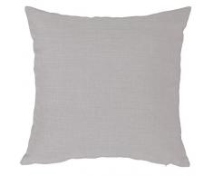 Kissenhülle Struktur Leinenoptik Kissenbezug Deko Kissen Zierkissen Dekokissen #1632 50x50 silber