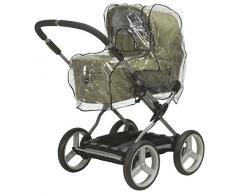 Playshoes 448945 Universal Regenverdeck, Regenschutz, Regenhaube für den Kinderwagen, mit Kontaktfenster