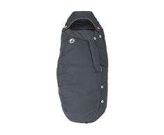 Maxi-Cosi Fußsack, kuschelig warmer Universal Winterfußsack, passend für fast alle Kinderwagen und Buggys, nutzbar ab der Geburt bis ca. 3,5 Jahre, essential graphite