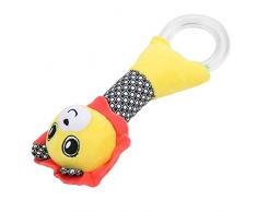 Pbzydu Baumwolle Baby Rassel Spielzeug, Cartoon Tier Rassel Ring Glocke, für Neugeborene Kleinkind für Kleinkinder(Lion)