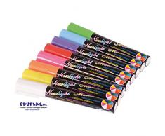 EDUPLAY 240201 Flüssigkreide Stifte, 8-teilig (1 Set)