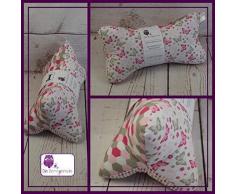 LeseknochenSchmetterlinge pink | Nackenrolle | Buchstütze | Tabletstütze | Nackenkissen | Kissen | Nackenstütze | Deko