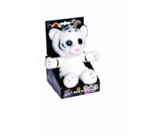 Bauer Spielwaren Blickfänger Glitter Tiger Plüschtier in der Box: Naturgetreues Kuscheltier, extraweich, ideal auch als Geschenk, 20 cm, weiß (14163)