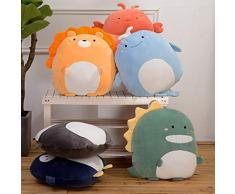 RAILONCH Tier Kissen Plüschtier Stofftier Kuscheltier Cartoon Kissen Süß Dinosaurier Geschenk Unisex Kuscheltier (Panda)