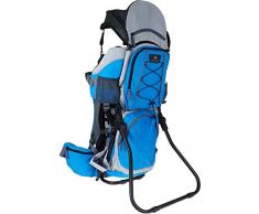 Ultrapower Kindertrage | Kinderkraxe | Tragerucksack zum Wandern mit Babys | Kraxe | Babytrage Rucksack | Tragegestell Schulter - Rückentrage | Kinder Trage Herbst Kangoo/blau | Neverland