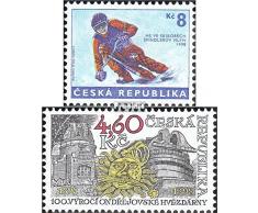 Prophila Collection Tschechien 170,171 (kompl.Ausg.) 1998 Skibob, Ondrejov (Briefmarken für Sammler) Wintersport