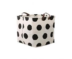 Dooxi Faltbare Kinder Aufbewahrungskörbe Wäschesammler Aufbewahrungskiste Kinderzimmer Wäschekörbe Aufbewahrungsboxen Organizer Korb Spielzeugkiste