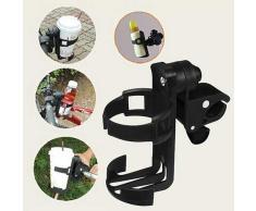YSHtanj Innendekoration Becherhalter zart schwarz Baby Kinderwagen Becherhalter Universal Kinderfahrrad Flaschenhalter 360 Grad drehbar Kinderwagen Becherhalter Nützlicher Flaschenhalter
